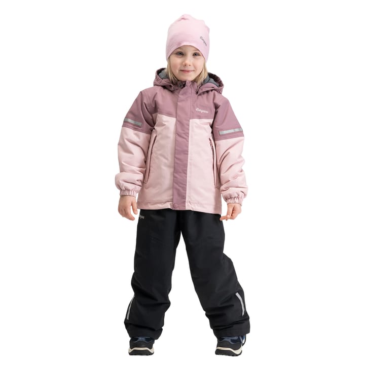 Bergans Kids' Lilletind Insulated Shell Jacket Faded Pink/rose Dust Bergans