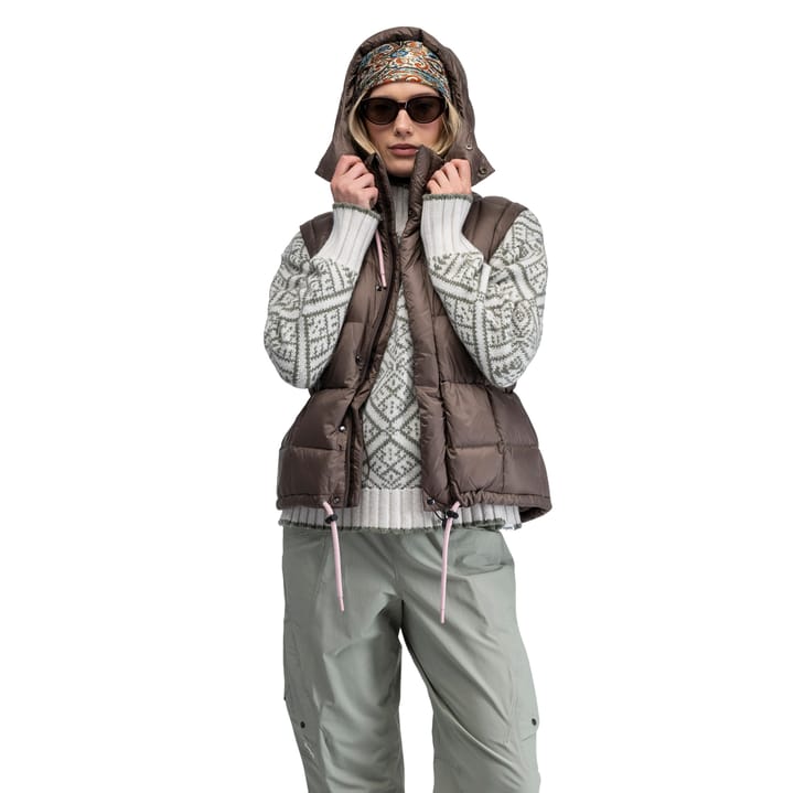 Bergans Women´s Vega Down Hood Jacket Hot Cocoa Bergans