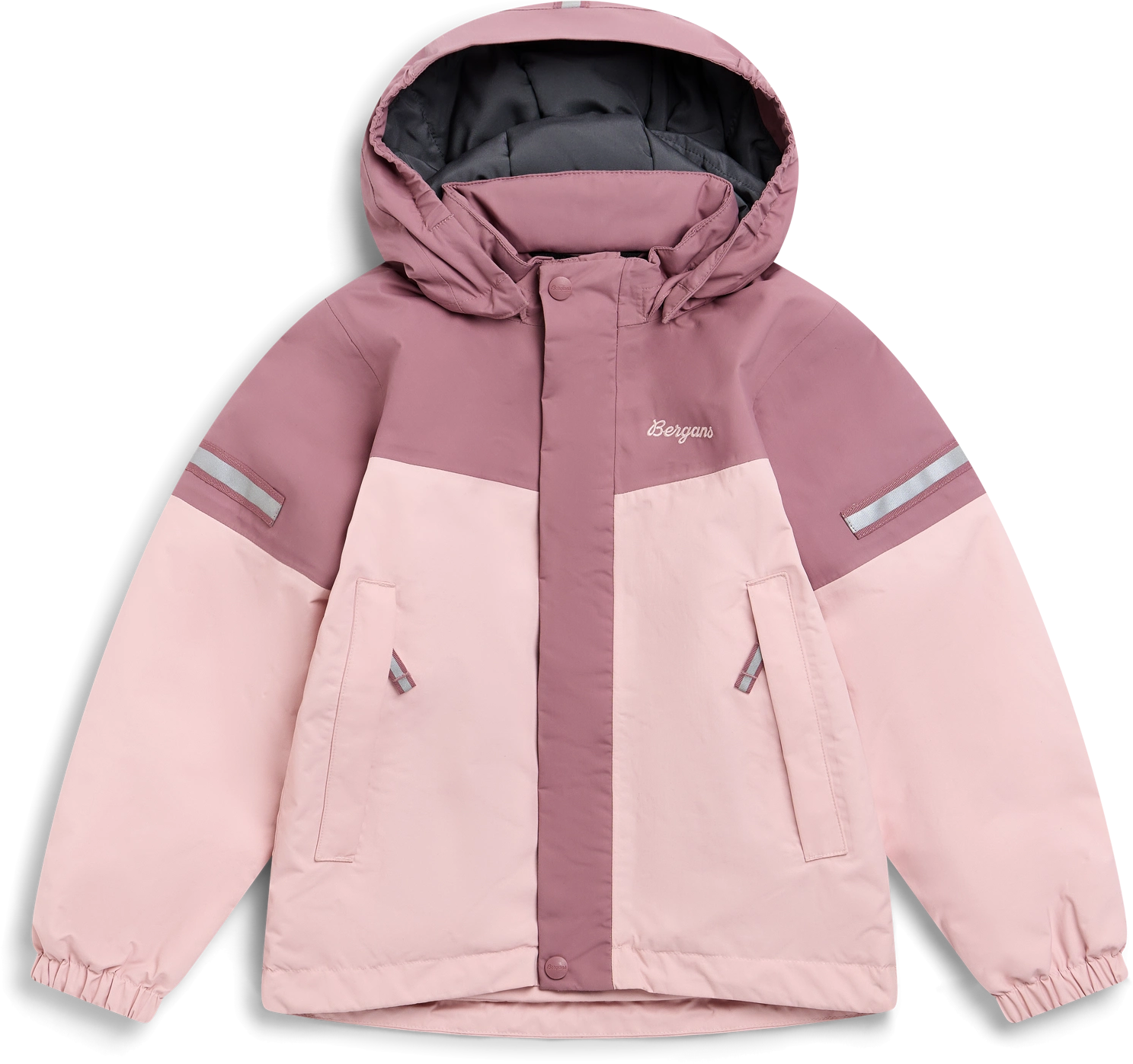 Bergans Kids' Lilletind Insulated Shell Jacket Faded Pink/rose Dust