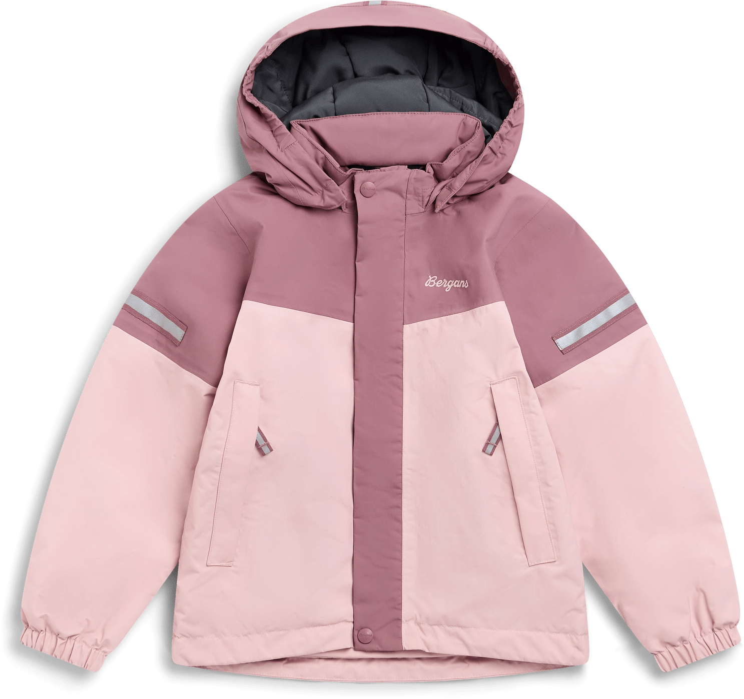 Bergans Kids' Lilletind Insulated Shell Jacket Faded Pink/rose Dust