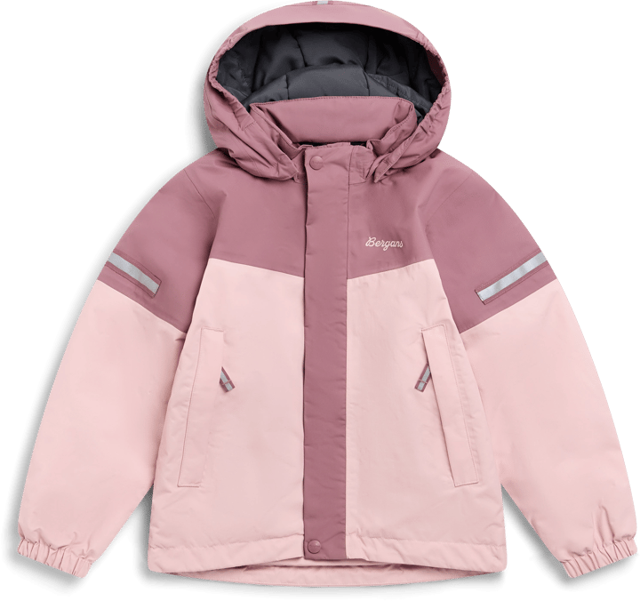 Bergans Kids' Lilletind Insulated Shell Jacket Faded Pink/rose Dust Bergans