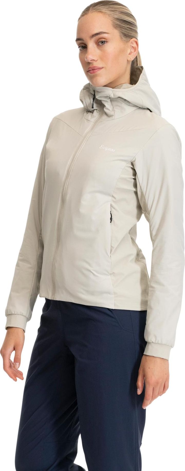 Bergans Women's Holo Insulated Hood Jacket Coastal Sand Bergans