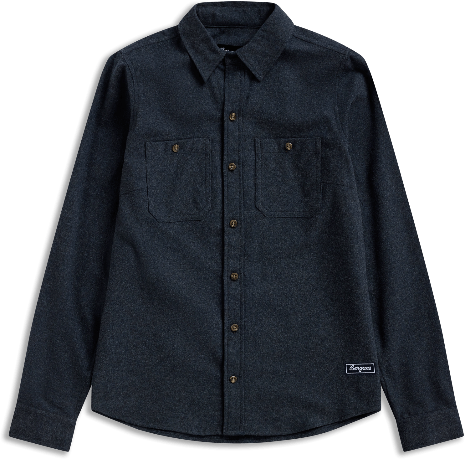 Bergans Men's Nordmarka Flannel Shirt Navy Blue