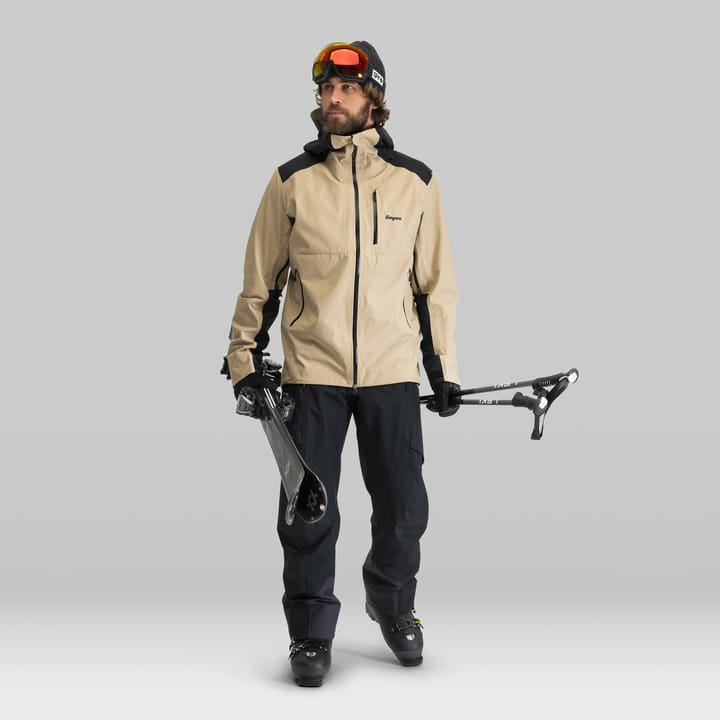 Bergans Men's Oppdal 3L Shell Jacket Sandstone/black Bergans