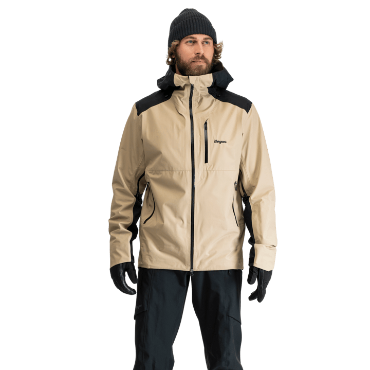 Bergans Men's Oppdal 3L Shell Jacket Sandstone/black Bergans