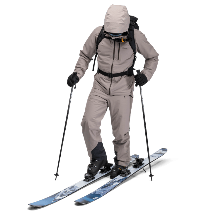 Bergans Men's Oppdal Insulated Shell Pants Rock Taupe Bergans