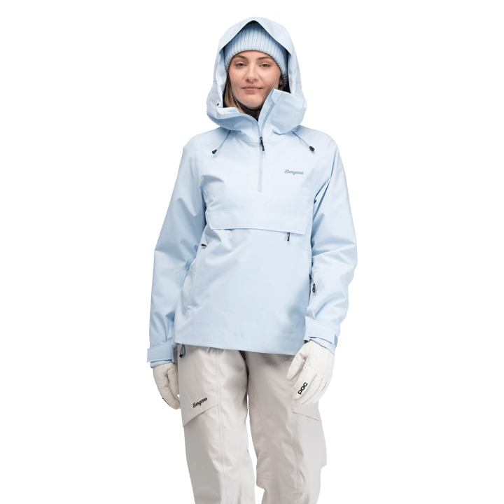 Bergans Women´s Oppdal Insulated Shell Anorak Light Dusty Blue Bergans