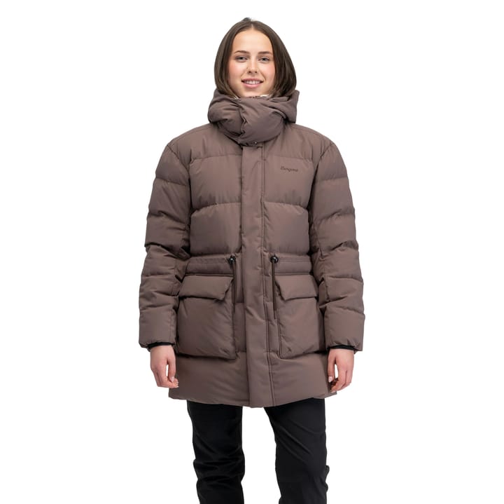 Bergans Women´s Dyna Down Hood Jacket Hot Cocoa Bergans