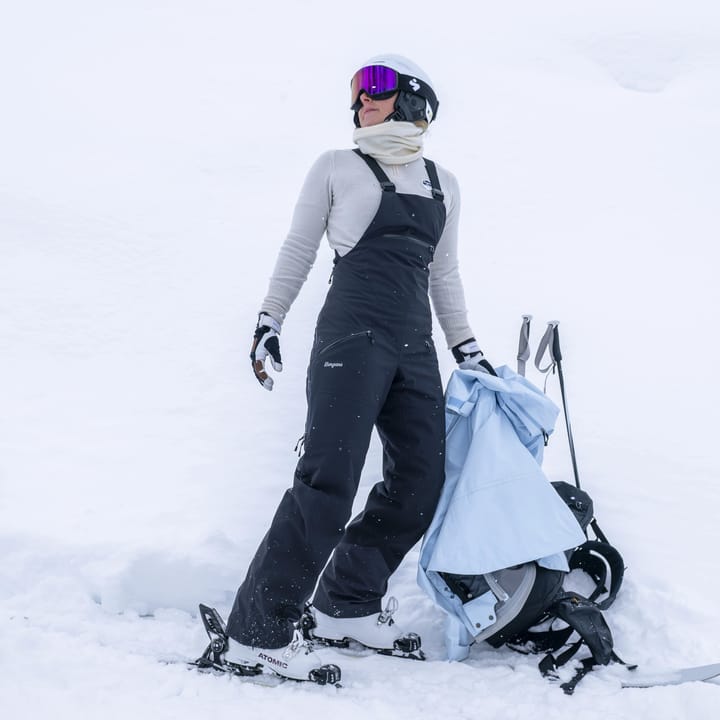 Bergans Women´s Oppdal Insulated Shell Bib Pants  Black Bergans