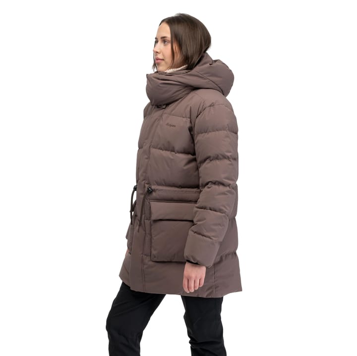 Bergans Women´s Dyna Down Hood Jacket Hot Cocoa Bergans