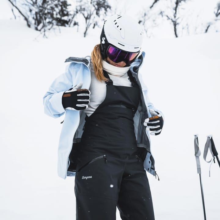 Bergans Women´s Oppdal Insulated Shell Bib Pants  Black Bergans