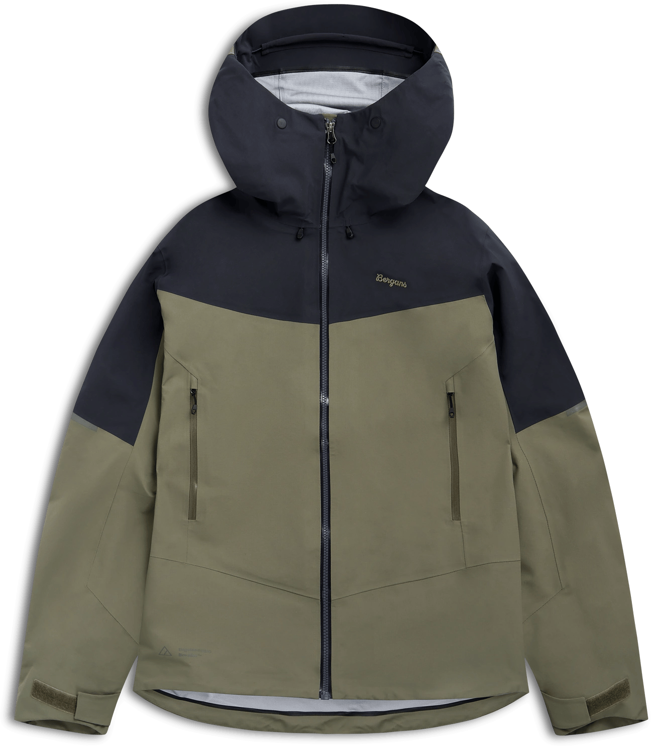 Bergans Men's Rabot Alpine 3L Shell Jacket Green Mud/dark Shadow Grey