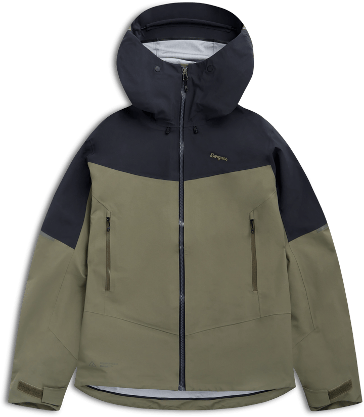 Bergans Men's Rabot Alpine 3L Shell Jacket Green Mud/dark Shadow Grey Bergans