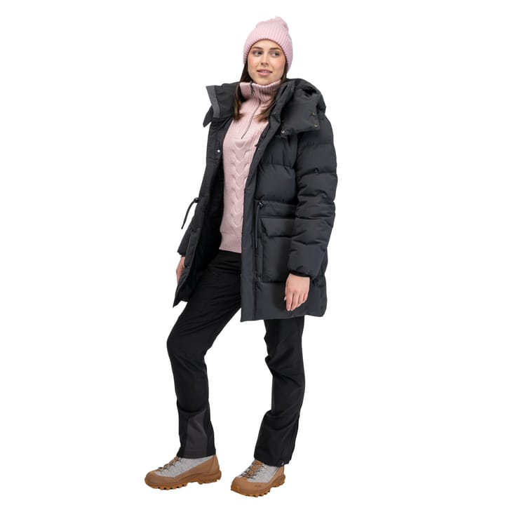 Bergans Women´s Dyna Down Hood Jacket Dark Shadow Grey Bergans
