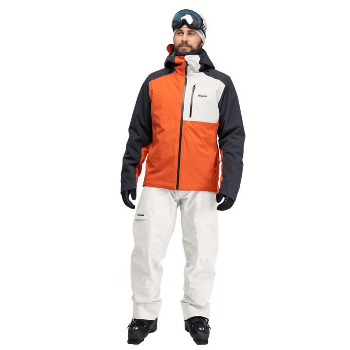 Bergans Men's Oppdal Insulated Shell Pants Bone White Bergans