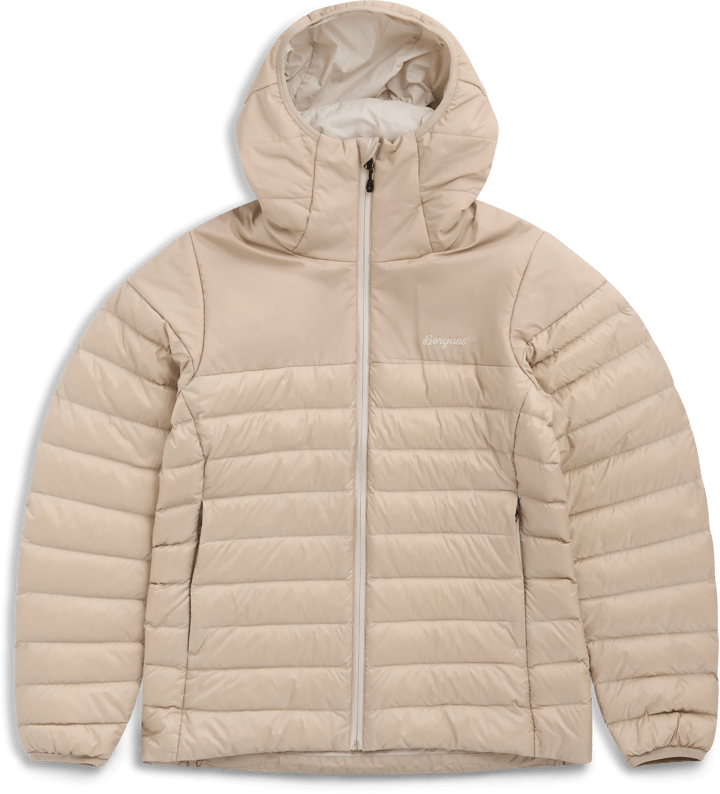 Bergans Women´s Lom Light Down Hood Jacket  Beige Bergans