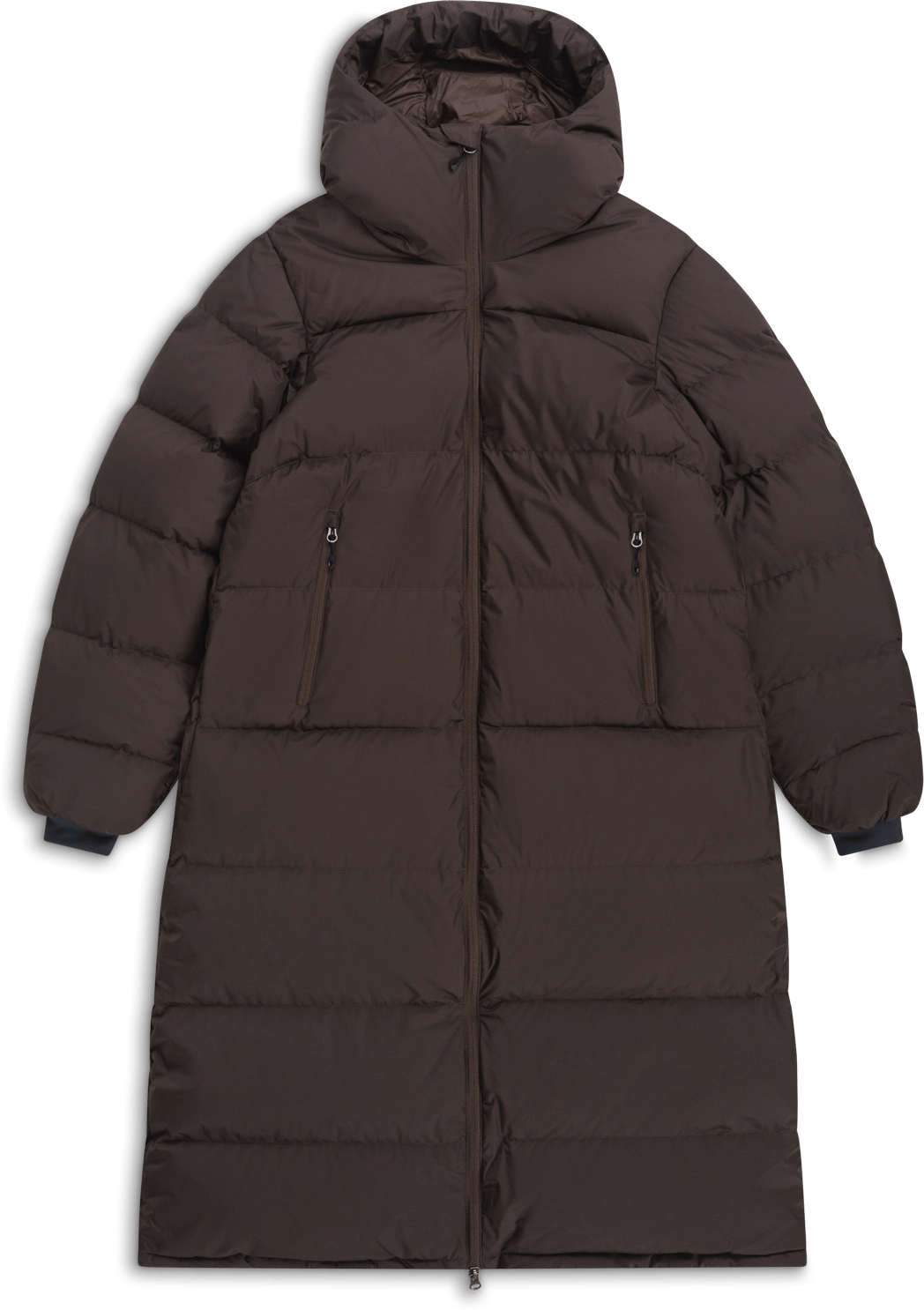 Bergans Women's Urban Down Long Coat Dark Chocolate