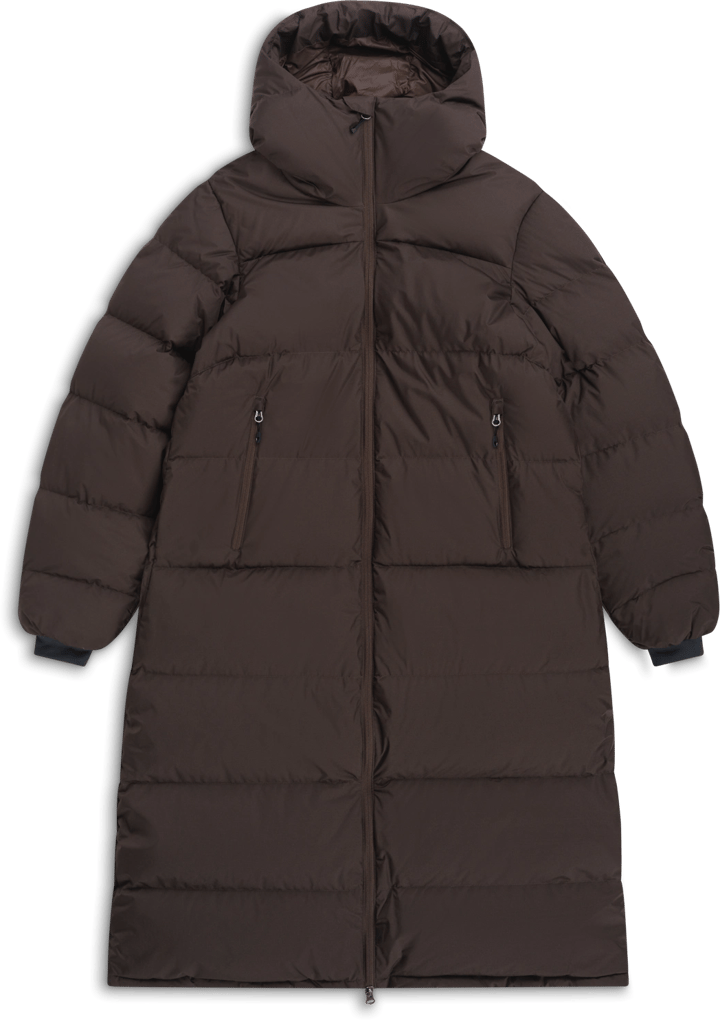 Bergans Women's Urban Down Long Coat Dark Chocolate Bergans