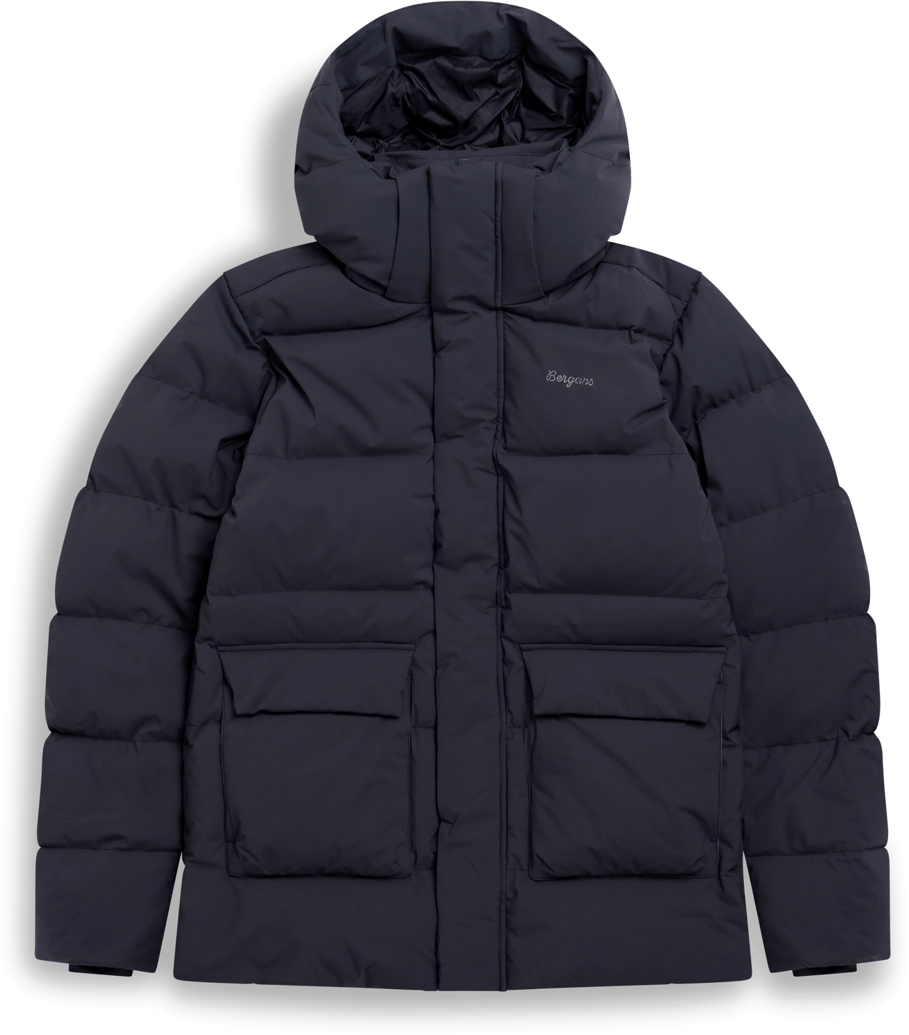 Bergans Men´s Dyna Down Hood Jacket Dark Shadow Grey
