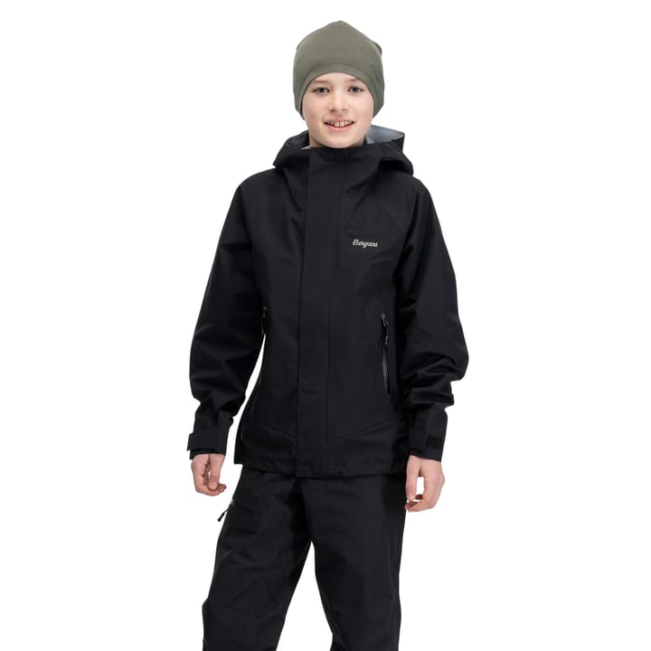 Bergans Juniors' 3L Shell Jacket Black Bergans