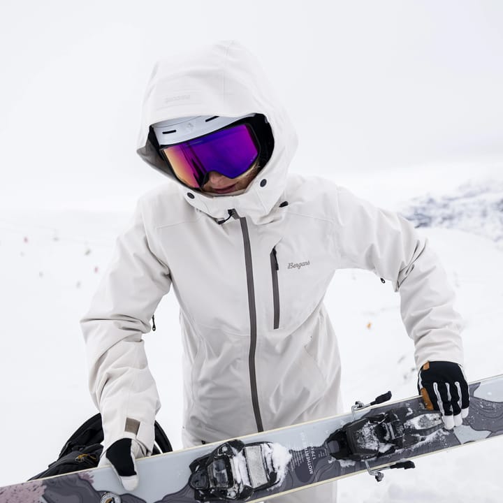 Bergans Women's Oppdal Insulated Shell Jacket Bone White Bergans