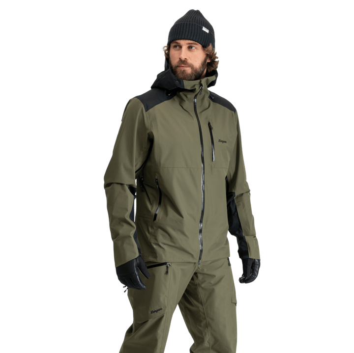 Bergans Men's Oppdal 3L Shell Jacket Pine Forest/black Bergans