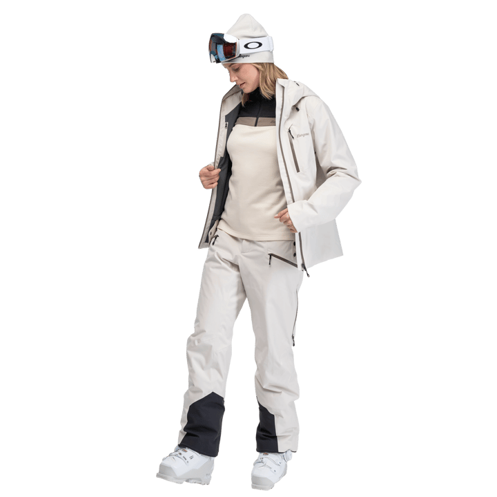 Bergans Women's Oppdal Insulated Shell Pants Bone White Bergans