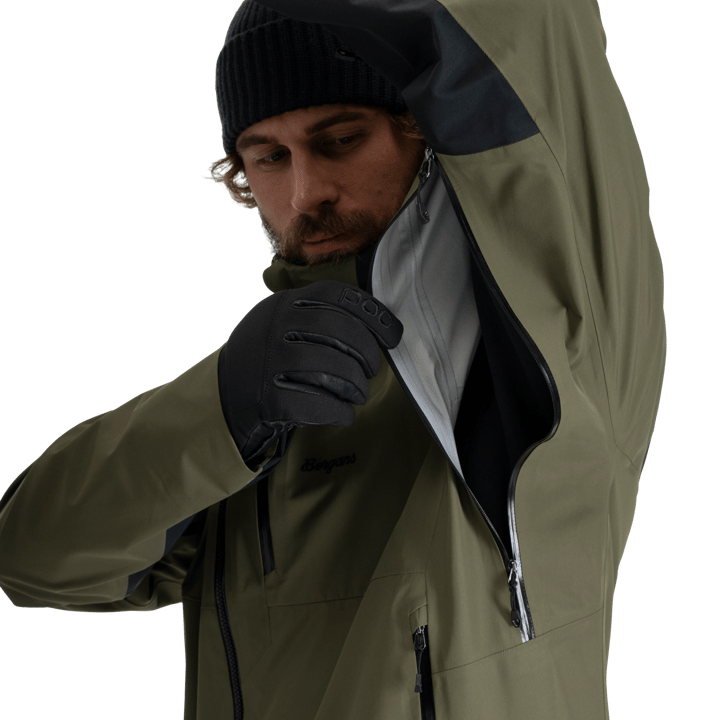 Bergans Men's Oppdal 3L Shell Jacket Pine Forest/black Bergans
