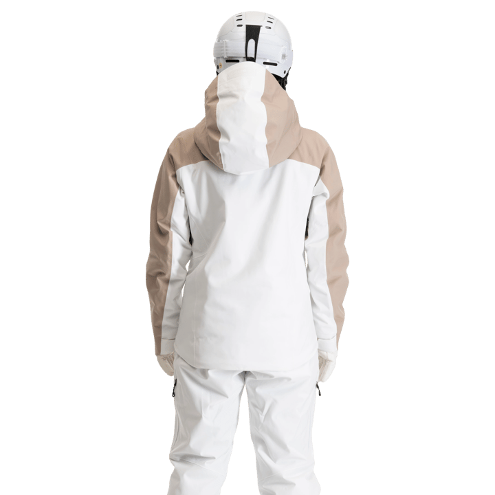 Bergans Women's Oppdal Insulated Shell Jacket Arctic White/sandstone Bergans