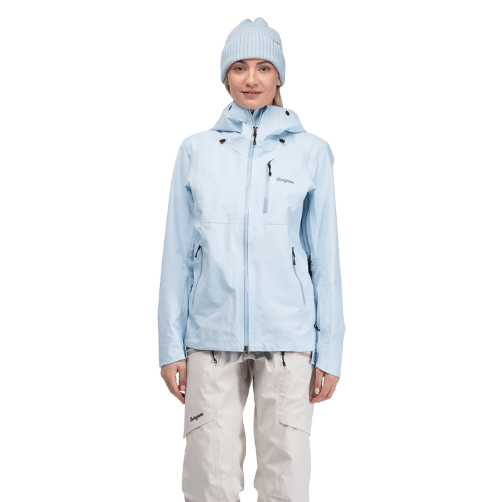 Bergans Women's Oppdal 3L Shell Jacket  Light Dusty Blue Bergans