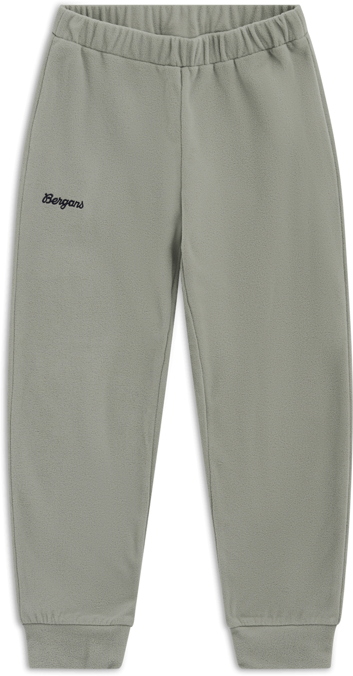 Bergans Kid´s Lilletind Fleece Set  Light Green Mud/navy Blue Bergans