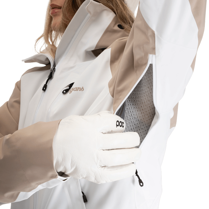 Bergans Women's Oppdal Insulated Shell Jacket Arctic White/sandstone Bergans