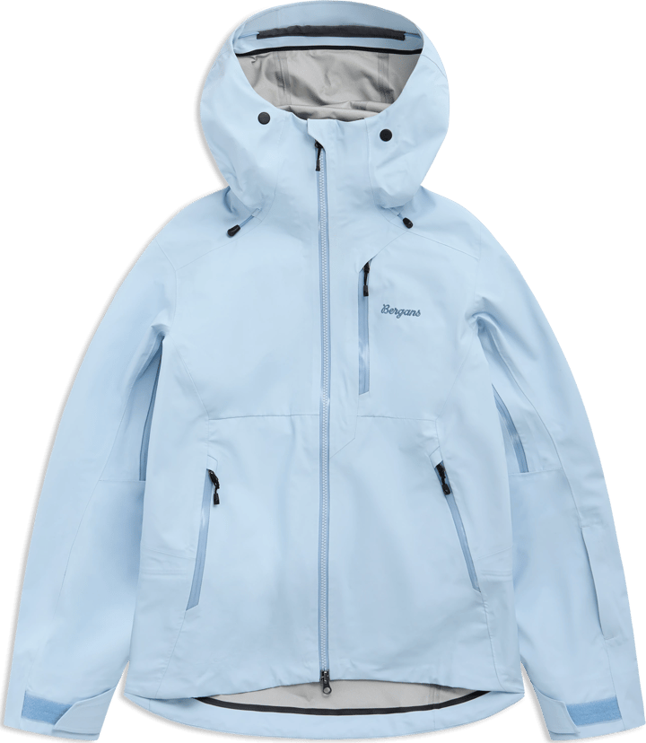 Bergans Women's Oppdal 3L Shell Jacket Light Dusty Blue Bergans