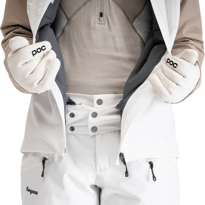 Bergans Women's Oppdal Insulated Shell Jacket Arctic White/sandstone Bergans