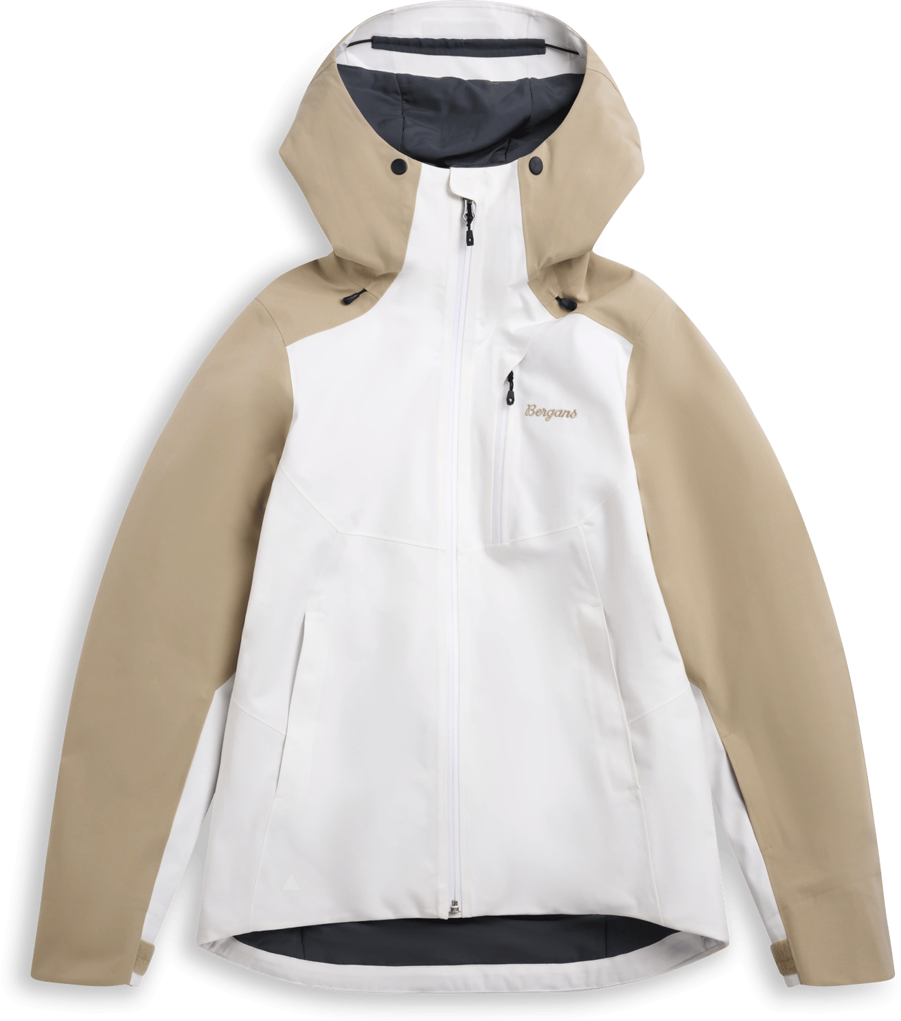 Bergans Women's Oppdal Insulated Shell Jacket Arctic White/sandstone