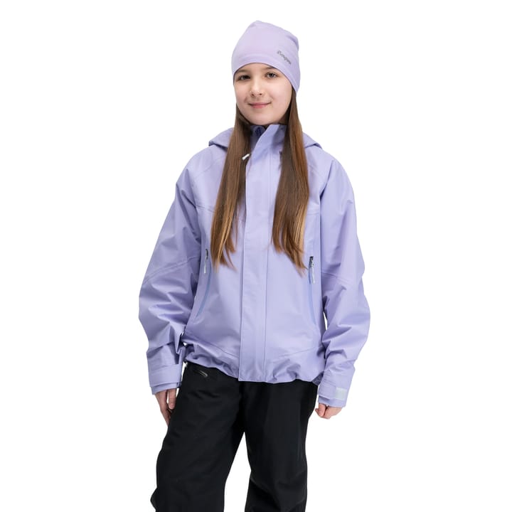 Bergans Juniors' 3L Shell Jacket Acai Smoothie Bergans