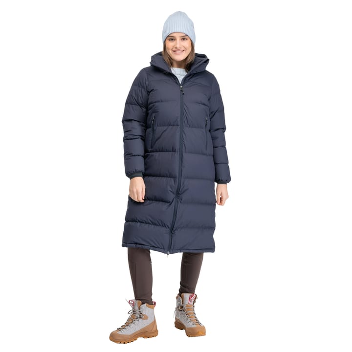 Bergans Women's Urban Down Long Coat Dark Navy Bergans