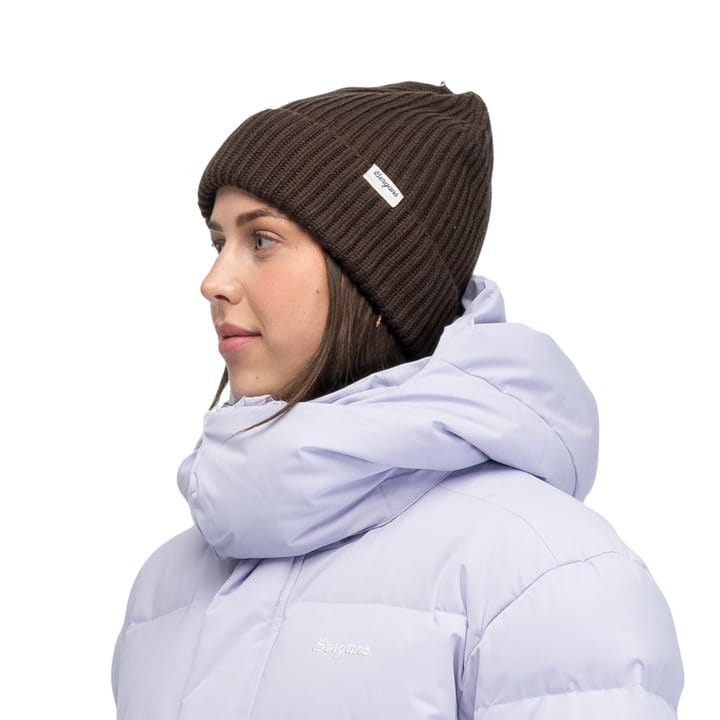 Bergans Nordmarka Merino Beanie Dark Chocolate Bergans