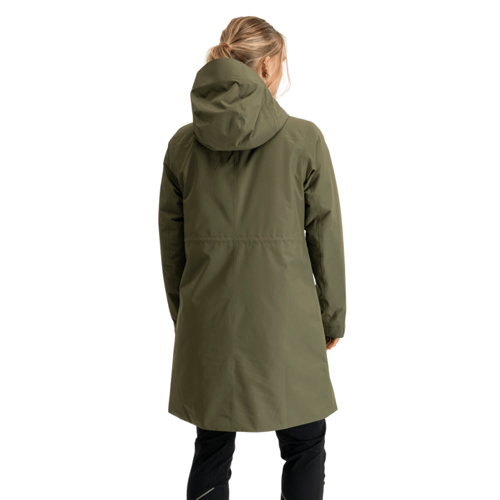 Bergans Women's Urban Insulated Shell Coat Dark Green Mud Bergans