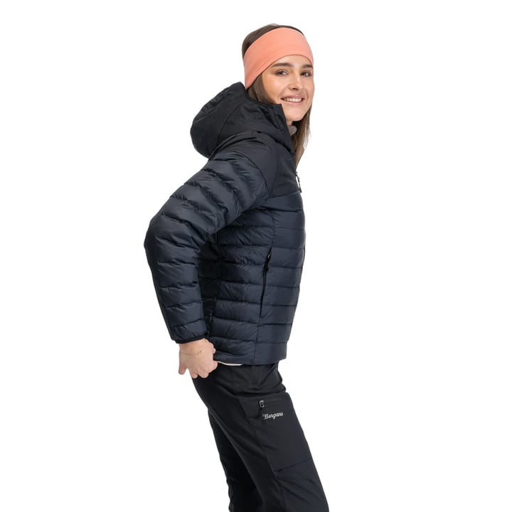 Bergans Women´s Lom Light Down Hood Jacket  Black Bergans