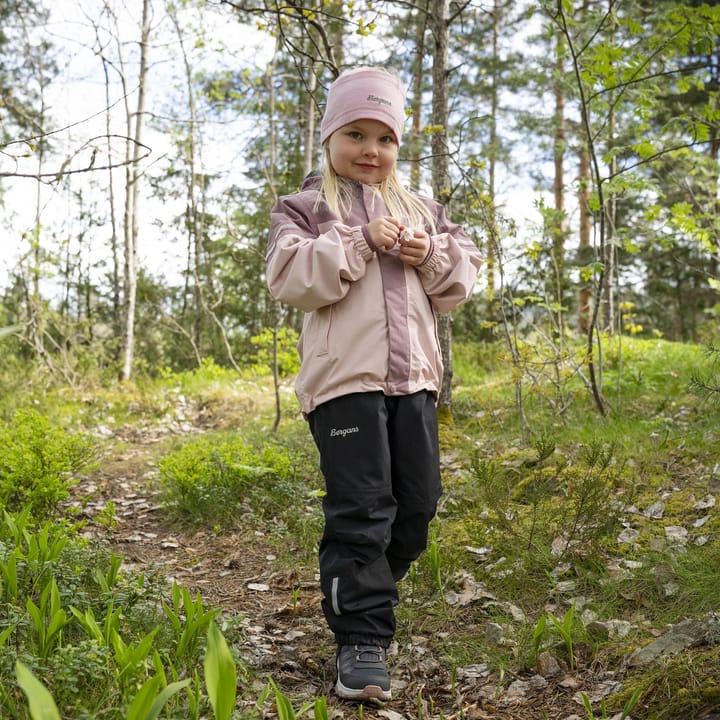 Bergans Kids' Lilletind 2L Shell Jacket Faded Pink/rose Dust Bergans