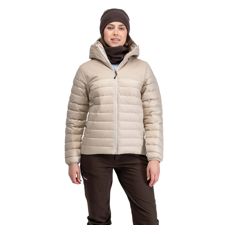Bergans Women´s Lom Light Down Hood Jacket  Beige Bergans