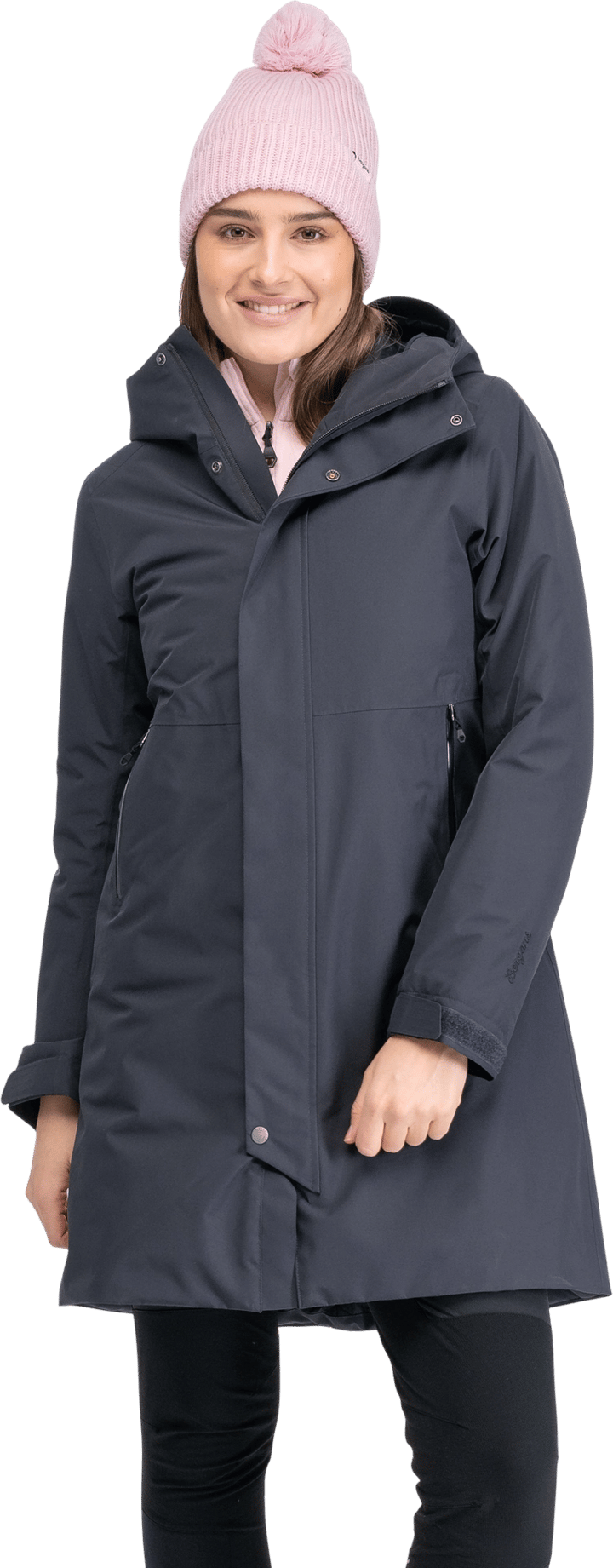 Bergans Women's Urban Insulated Shell Coat Dark Shadow Grey Bergans