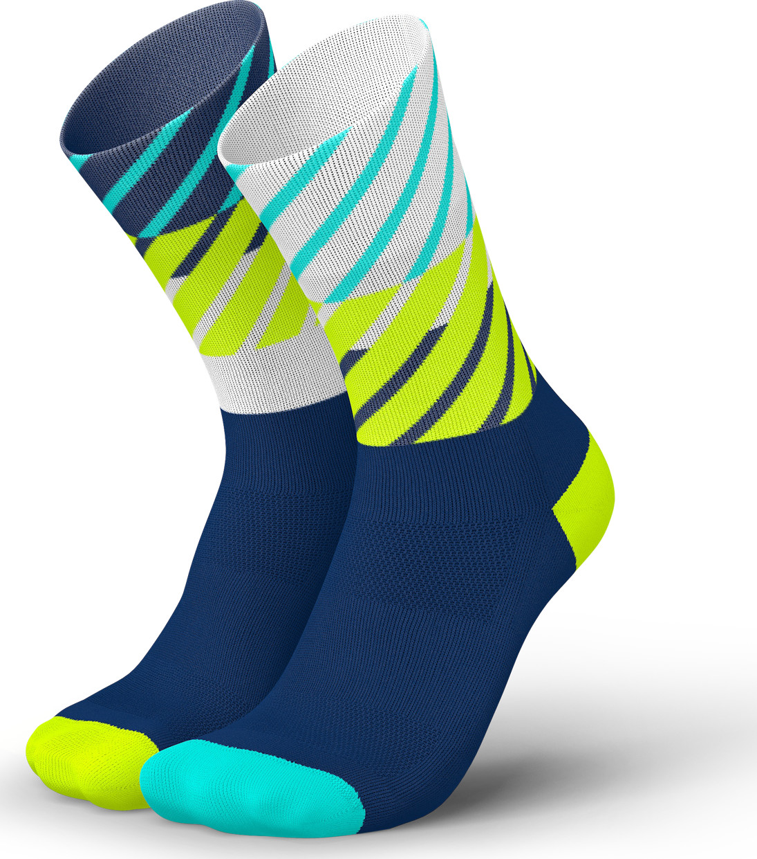 INCYLENCE Running Diagonals High Navy Canary