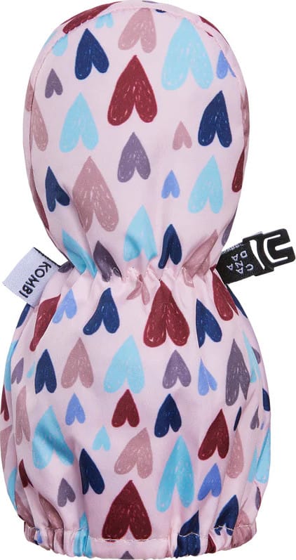 Kombi Kids' Baby Bear Mittens Doodle Hearts Kombi
