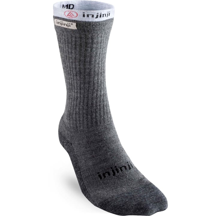 Men's Liner + Hiker Crew Charcoal/Heathe Gray Injinji