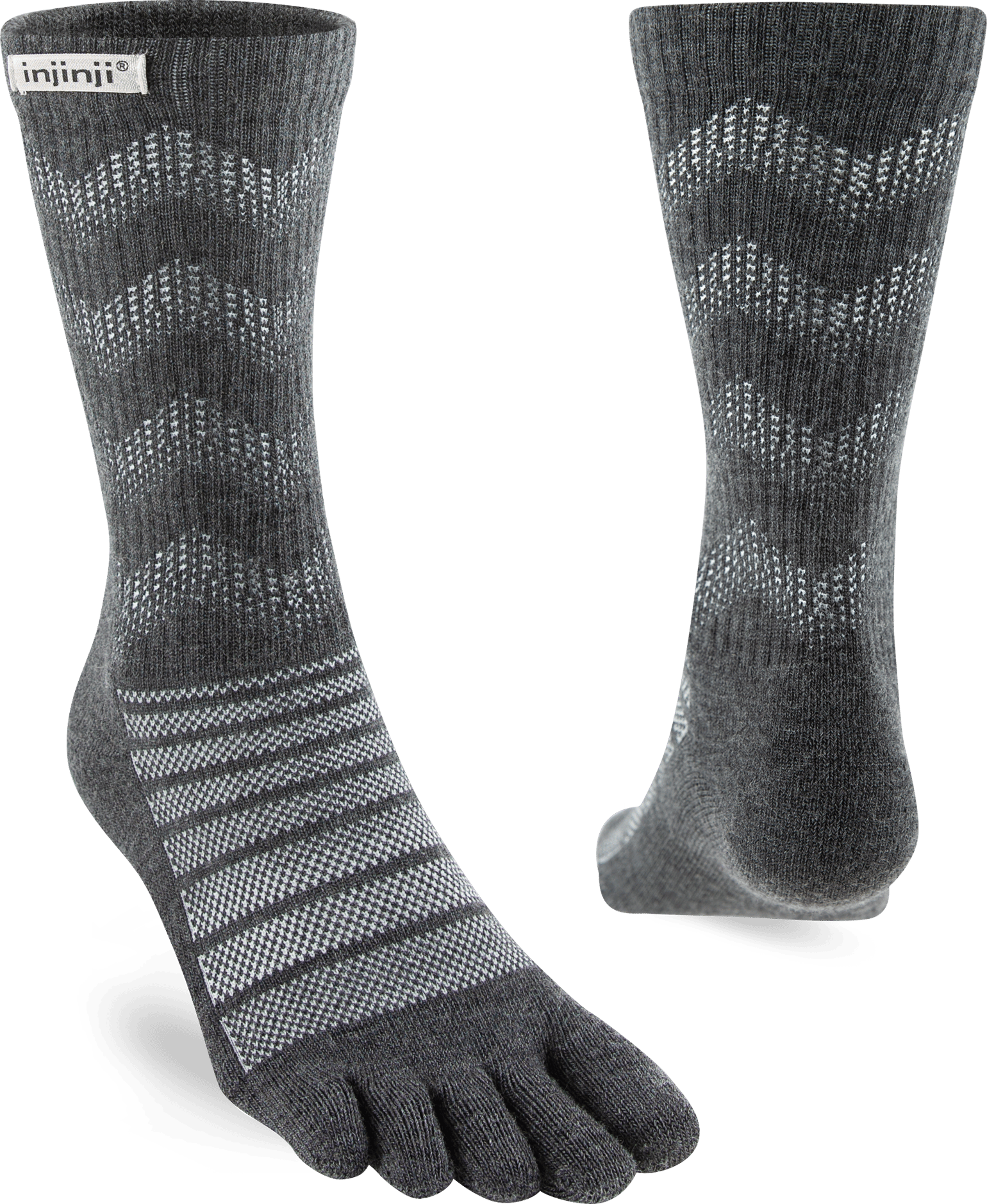 Injinji Outdoor Midweight Crew Wool Slate