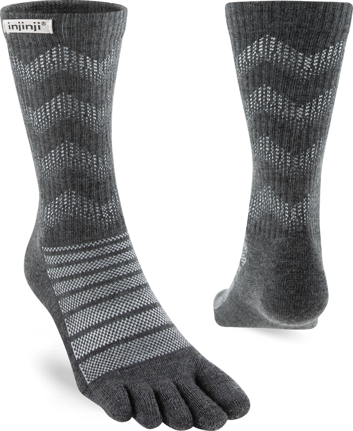 Injinji Outdoor Midweight Crew Wool Slate Injinji