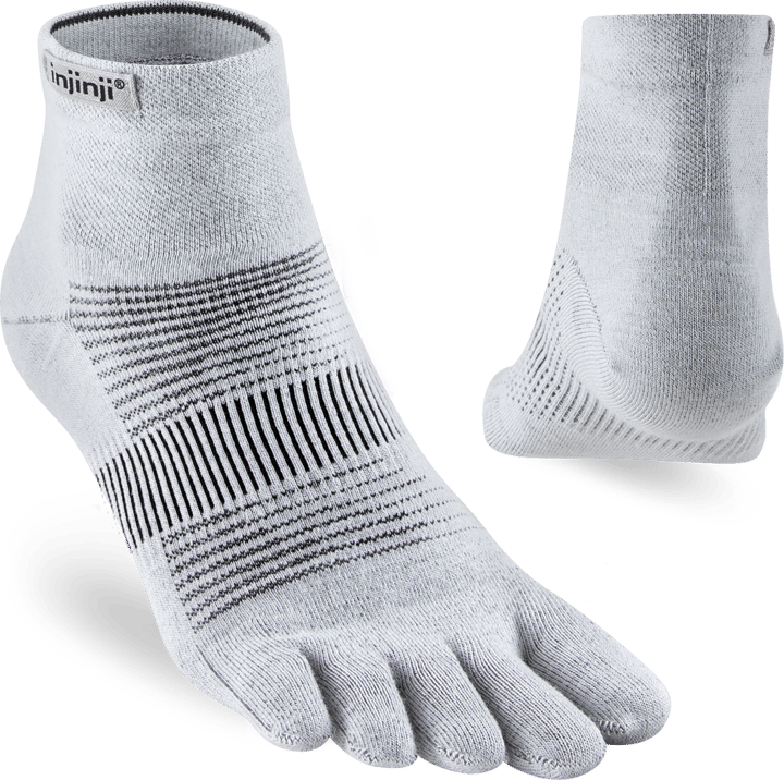 Men's Run Lightweight Mini-Crew Gray Injinji