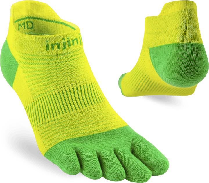 Injinji Men's Run Lightweight No-Show Clover Injinji